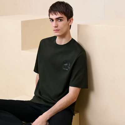 에르메스 남성 라운드 반팔티 - Hermes Mens Round Tshirt - hec4835x