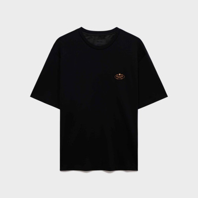 프라다 남성 라운드 반팔티 - Prada Mens Round Tshirt - prc4867x