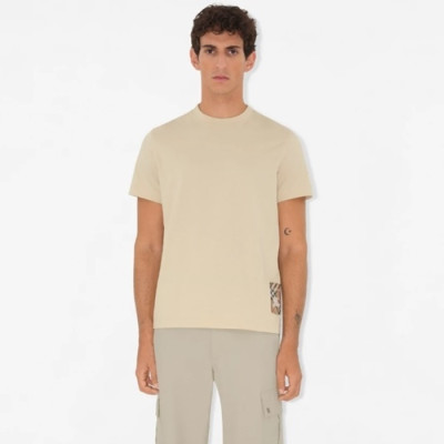 버버리 남성 라운드 반팔 티셔츠 - Burberry Mens Round Tshirt - buc4886x