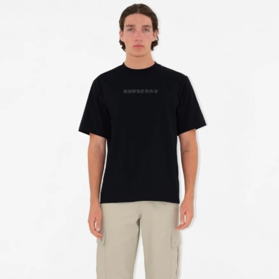 버버리 남성 라운드 반팔 티셔츠 - Burberry Mens Round Tshirt - buc4889x