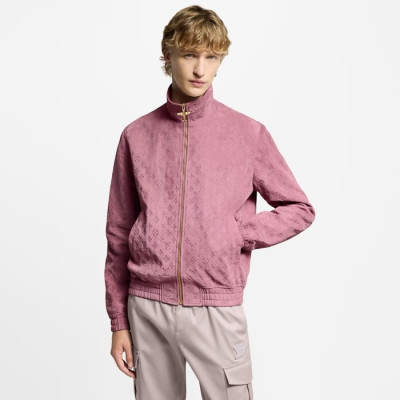 루이비통 남성 가죽 재킷 - Louis vuitton Mens Leather Jacket - lvc4946x