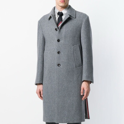 톰브라운 남성 베이직 코트 - Thom Browne Mens Basic Coat - thc4959x