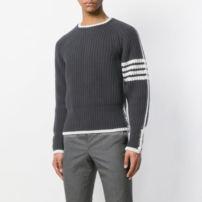 톰브라운 남성 라운드 스웨터- Thom Browne Mens Round Sweater - thc4961x