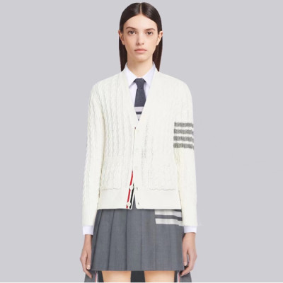 톰브라운 여성 브이넥 가디건 - Thom Browne Womens Cardigan - thc4969x