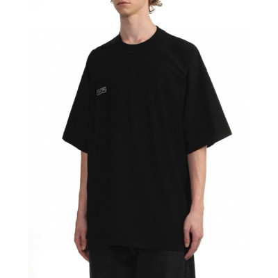 베트멍 남/녀 라운드 반팔 티셔츠 - Vetements Unisex Over Size Tshirt - vec4972x