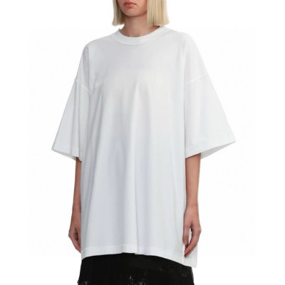 베트멍 여성 라운드 반팔 티셔츠 - Vetements Womens Over Size Tshirt - vec4973x