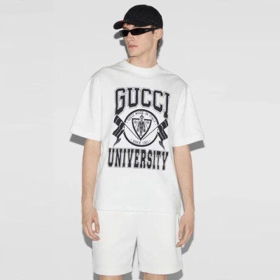 구찌 남성 라운드 반팔티 - Gucci Mens Round Tshirt - guc5015x