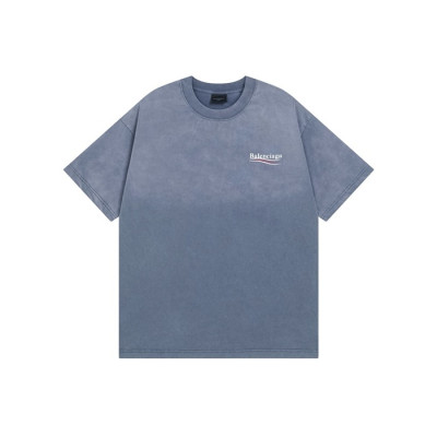 발렌시아가 남성 라운드 반팔 티셔츠 - Balenciaga Mens Round Tshirt - bac5020x