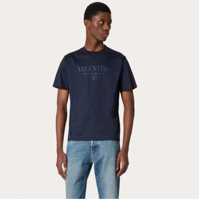 발렌티노 남성 라운드 반팔티 - Valentino Mens Round Tshirt - vac5061x