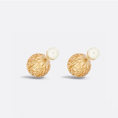 디올 여성 골드 이어링 - Dior Womens Gold Earring - acc3672x