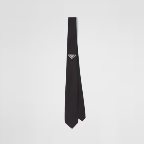 프라다 남성 리나일론 넥타이 - Prada Mens Black Necktie - acc3674x