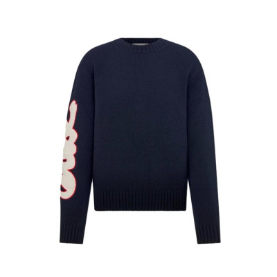 디올 남성 라운드 스웨터 - Dior Mens Round Sweater - dic5118x