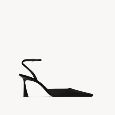 입생로랑 여성 블랙 슬링백 - Saint Laurent  Womens Black Slingback - yss3115x