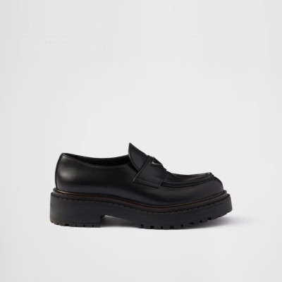 프라다 여성 가죽 로퍼 - Prada Womens Leather Loafer - prs3180x