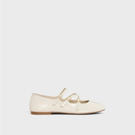 셀린느 여성 레 발레리나 크리스 크로스 베이비스 슈즈 - Celine Womens Les Ballerines Shoes - ces3244x