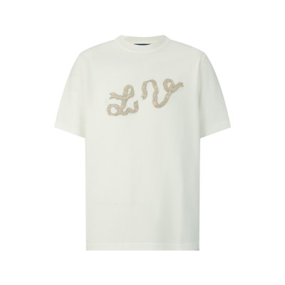 루이비통 남성 라운드 반팔 티셔츠 - Louis vuitton Mens Round Tshirt - lvc5154x