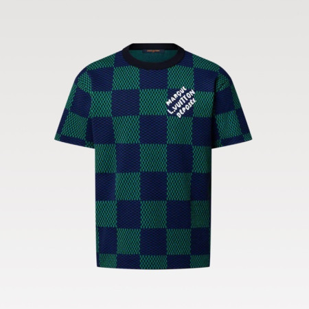 루이비통 남성 라운드 반팔 티셔츠 - Louis vuitton Mens Round Tshirt - lvc5159x