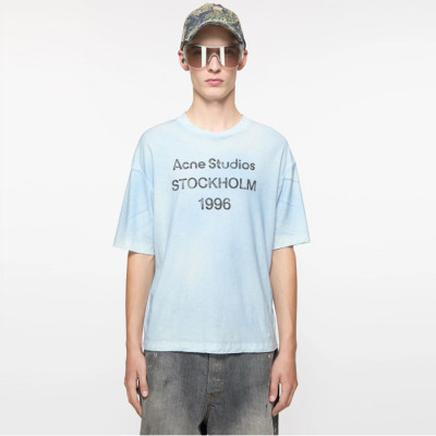 아크네 남/녀 라운드 반팔티 - Acne Unisex Round Tshirt - anc5173x