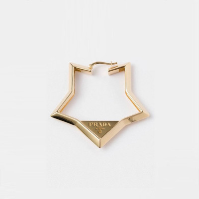 프라다 여성 골드 이어링 - Prada Womens Gold Earring - acc4064x