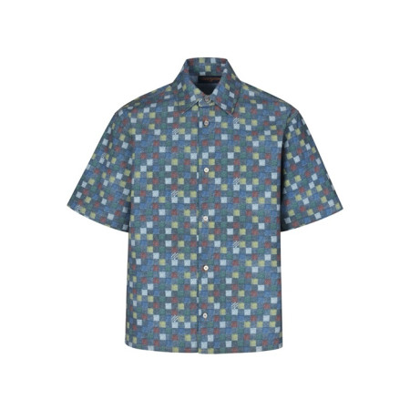 루이비통 남성 반팔 셔츠 - Louis vuitton Mens White Shirts - lvc5347x