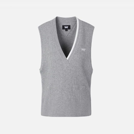 PXG 남성 라운드 넥 스웨터 베스트 - gol1555x