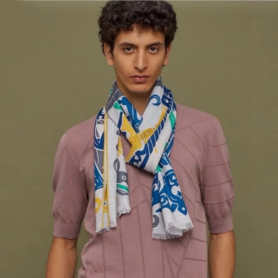 에르메스 남성 실크 머플러 - Hermes Mens Silk Muffler - acc4202x