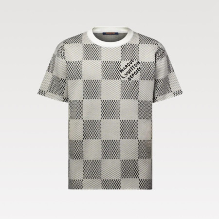 루이비통 남성 라운드 반팔 티셔츠 - Louis vuitton Mens Round Tshirt - lvc5443x