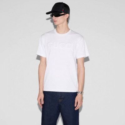 구찌 남성 라운드 반팔티 - Gucci Mens Round Tshirt - guc5483x