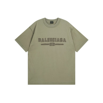 발렌시아가 남성 라운드 반팔 티셔츠 - Balenciaga Mens Round Tshirt - bac5527x