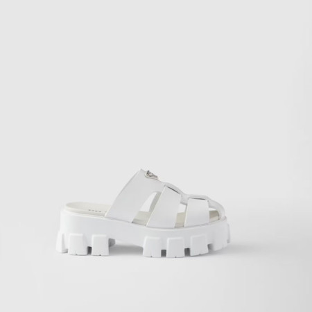 프라다 여성 모노리스 뮬 - Prada Womens Monolith Mules - prs5528x