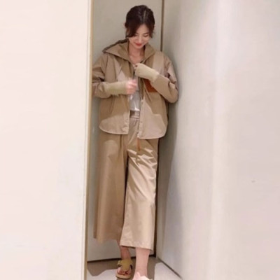 [당일배송] 로에베 여성 수입고급 로에베 가죽 후드 셋업 - dd530x