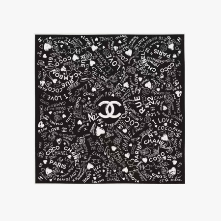 샤넬 여성 그래피티 스카프 - Chanel Womens Graffiti Scarf - acc4455x