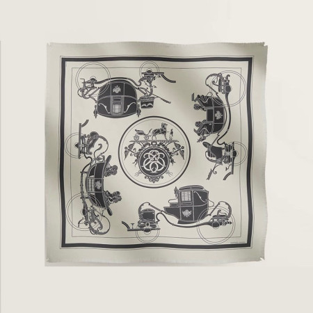 에르메스 남/녀 실크 스카프 - Hermes Unisex Silk Scarf - acc4458x