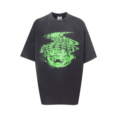 베트멍 남/녀 라운드 반팔 티셔츠 - Vetements Unisex Oversize Tshirt - vec5681x