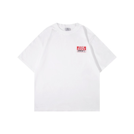 베트멍 남/녀 라운드 반팔 티셔츠 - Vetements Unisex Oversize Tshirt - vec5700x