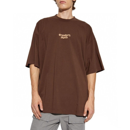 베트멍 남/녀 라운드 반팔 티셔츠 - Vetements Unisex Oversize Tshirt - vec5701x