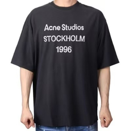 아크네 남/녀 라운드 반팔티 - Acne Unisex Round Tshirt - anc5759x