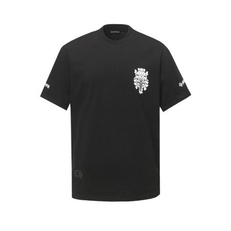 크롬하츠 남성 라운드 반팔티 - Chrom Hearts Mens Round Tshirt - chc5762x