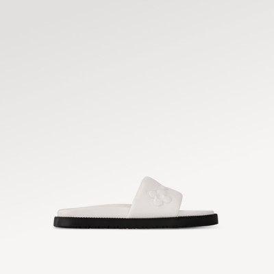 루이비통 여성 LV 쇼어 플랫 컴포트 뮬 - Louis vuitton Womens LV Shore Comfort Mules - lvs5571x