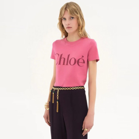 끌로에 여성 반팔 티셔츠 - Chloe Womens Round Tshirt -chc5831x
