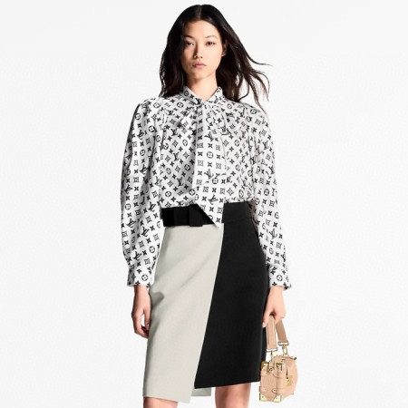 루이비통 여성 리본 셔츠 - Louis vuitton Womens Ribbon Shirts - lvc5835x