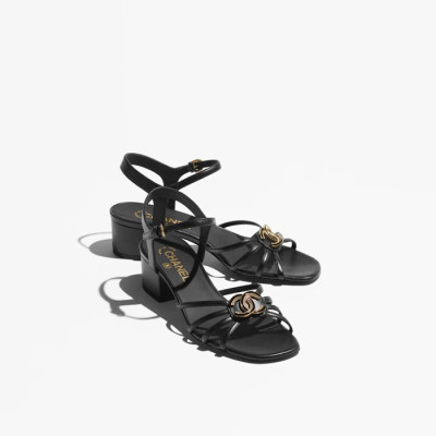 샤넬 여성 램스킨 샌들 - Chanel Womens Lambskin Sandal - chs5592x