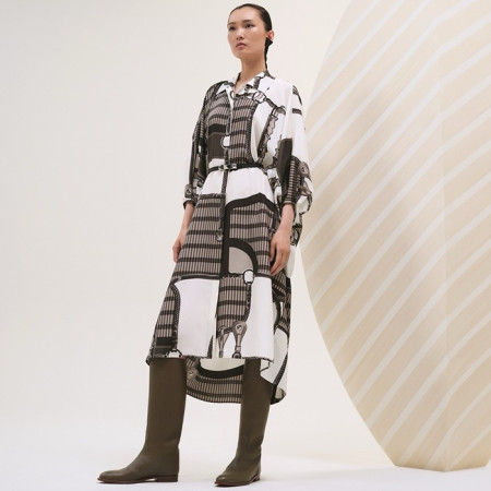 에르메스 여성 실크 원피스 - Hermes Womens Silk One-pieces - vac5870x