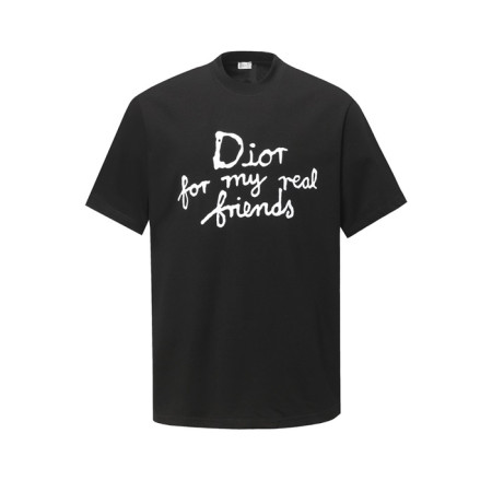 디올 남성 라운드 반팔 티셔츠 - Dior Mens Round Tshirt - dic5916x
