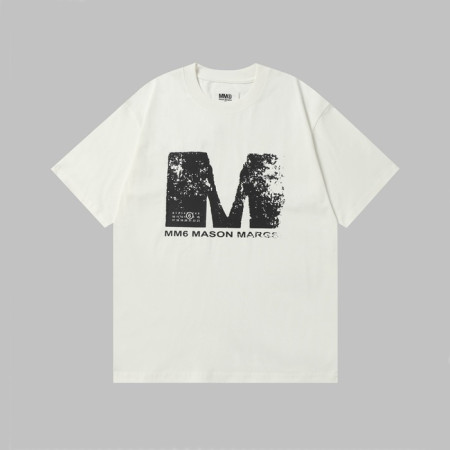 메종 마르지엘라 남성 라운드 반팔 티셔츠 - Maison Margiela Mens Round Tshirt - mac5939x