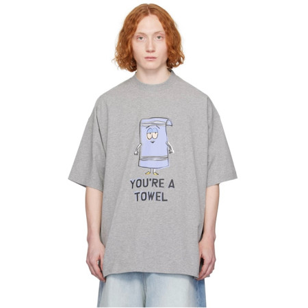 베트멍 남/녀 라운드 반팔 티셔츠 - Vetements Unisex Oversize Tshirt - vec5956x