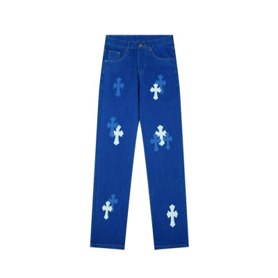 크롬하츠 남성 트렌디 청바지 - Chrom Hearts Mens Trendy Jeans - chc5959x