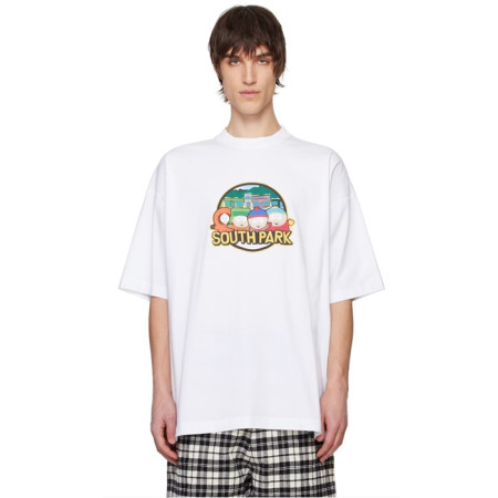 베트멍 남/녀 라운드 반팔 티셔츠 - Vetements Unisex Oversize Tshirt - vec5962x