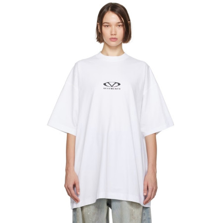 베트멍 여성 라운드 반팔 티셔츠 - Vetements Womens Oversize Tshirt - vec5968x