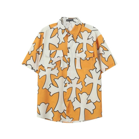 크롬하츠 남성 반팔 셔츠 - Chrom hearts Mens Polo Shirts - chc5986x